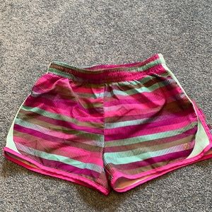 Girls Xersion workout shorts. Have light grey panties inside. Sz 7-8